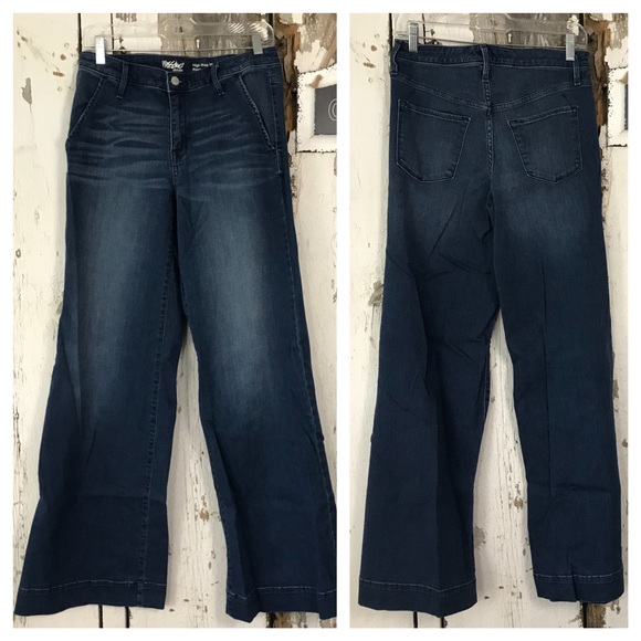 Target mossimo high rise wide leg jeans - Picture 4 of 7